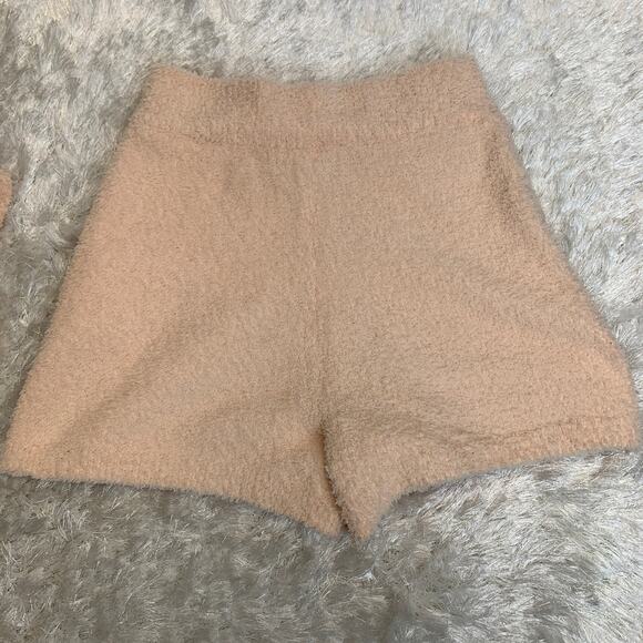 Culpos X INC collaboration Cozy Lounge Set Peach Fuzzy Sz XS - Picture 6 of 7